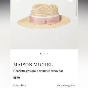 Maison Michel Henrietta Hat
